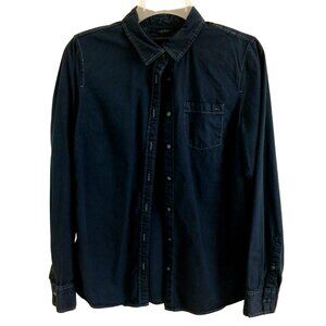 Tommy Hilfiger Classic Fit Button Down Cotton Shirt Size Medium Good Condition